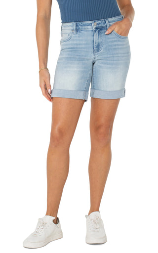 Marley Girlfriend Short with Roll Cuff / Clarkdale