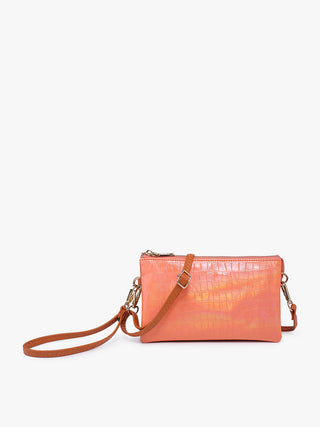Riley Crossbody Wristlet Iridescent Orange