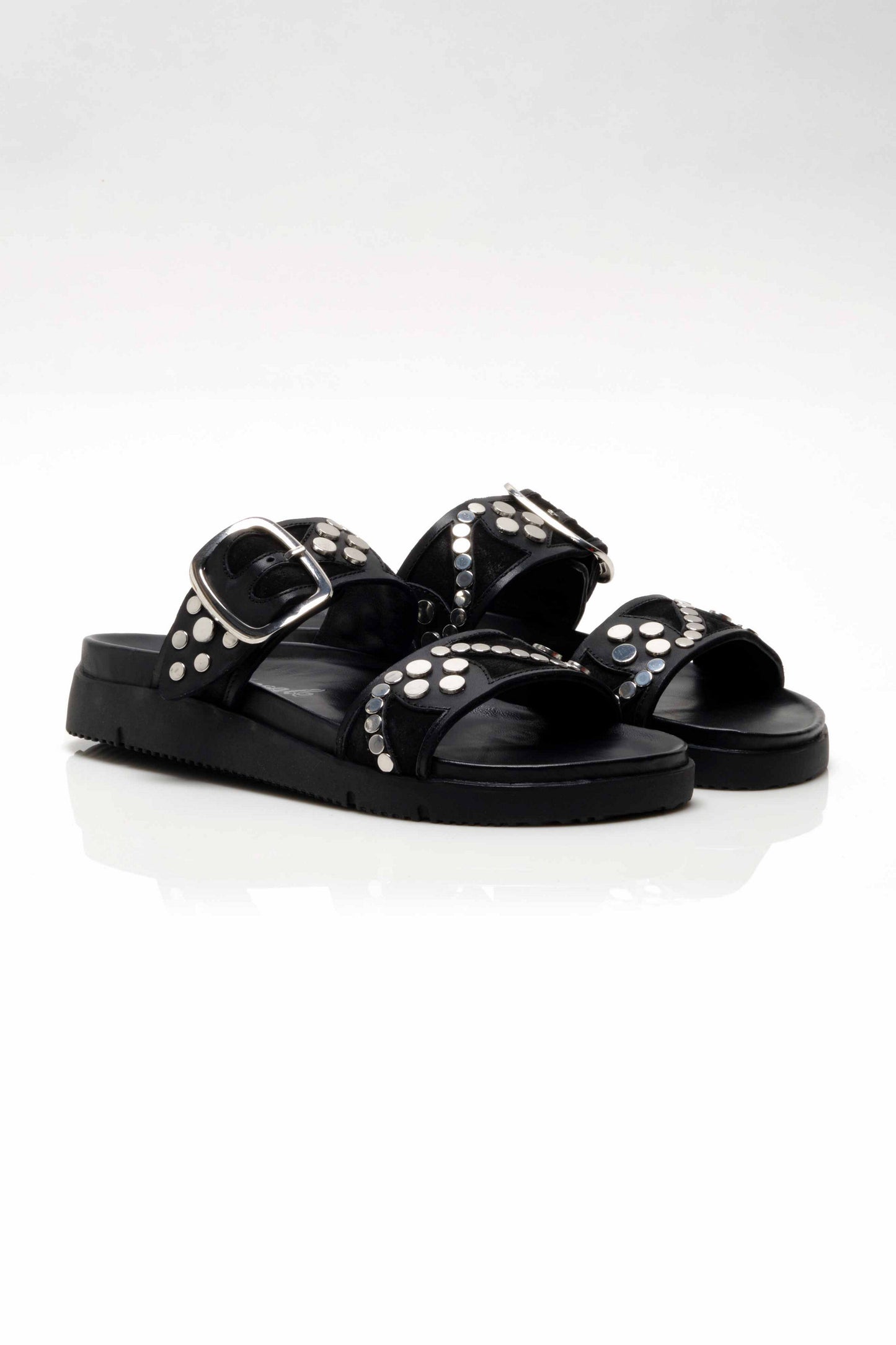 Revelry Studded Sandal Black