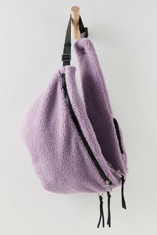 Overachiever Sherpa Sling Steel Lavender