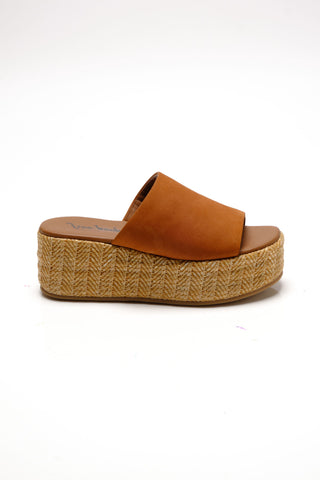 Harbor Raffia Flatform Tan