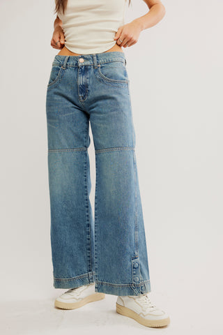 Benji Relaxed Wide Leg Salt of the Earth