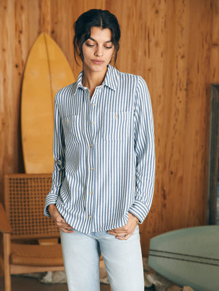 Legend Sweater Shirt / Navy Blazer Stripe