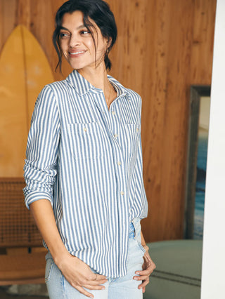 Legend Sweater Shirt / Navy Blazer Stripe