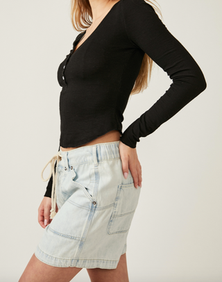 Keep It Basic Layering Top Black