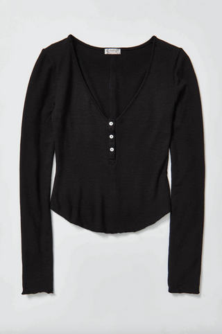 Keep It Basic Layering Top Black