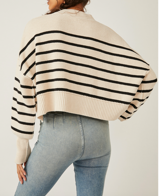 Stripe Easy Street Crop Pearl Combo