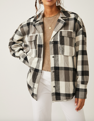 Izzy Cargo Black and Cream Combo