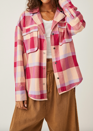 Izzy Cargo Red and Tan