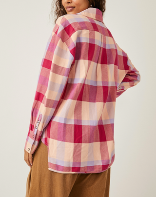 Izzy Cargo Red and Tan