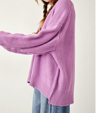 Alli V Neck Iris Orchid