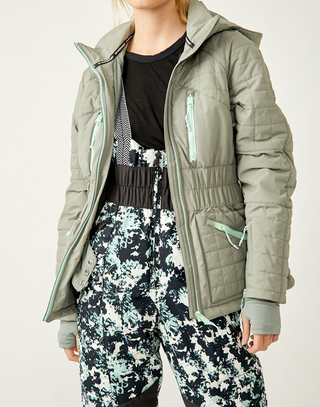 All Prepped Ski Jacket Greyed Olive