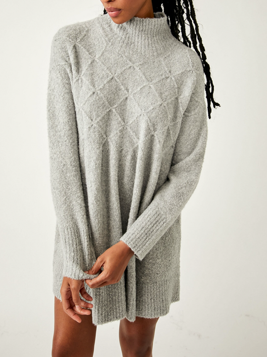 Jaci Sweater Dress Heather Gray