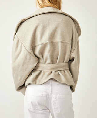 Mina Jacket Heathered Coffee