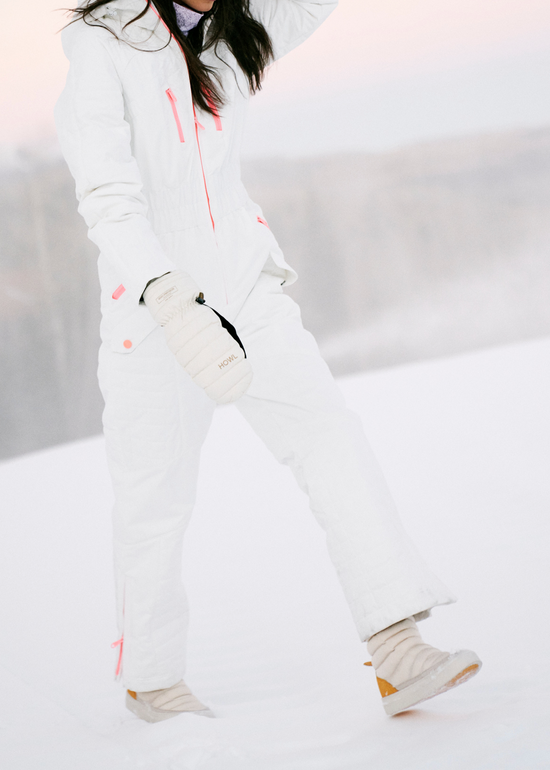 All Prepped Ski Suit White