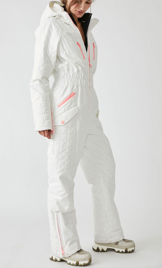 All Prepped Ski Suit White