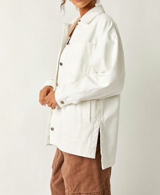 Madison City Twill Jacket Optic White