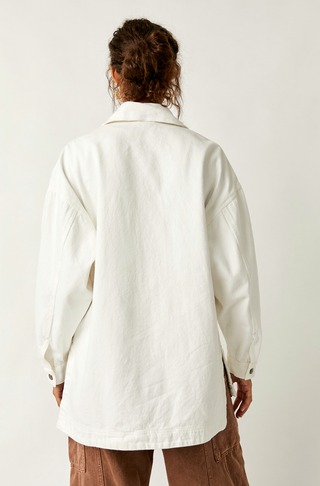 Madison City Twill Jacket Optic White
