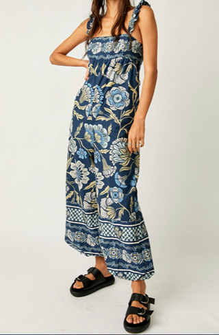 Bali Albright Jumpsuit Navy Combo