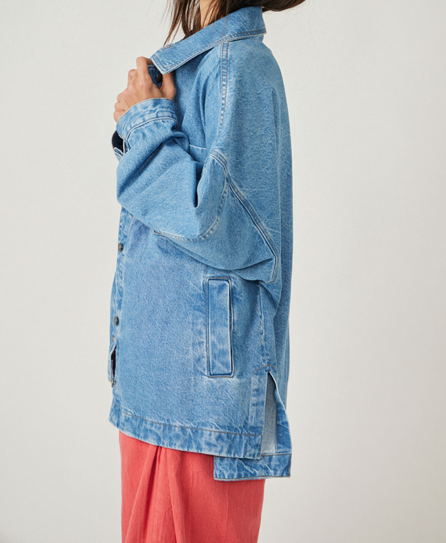 Madison City Denim Jacket Solar Wash