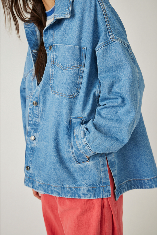 Madison City Denim Jacket Solar Wash