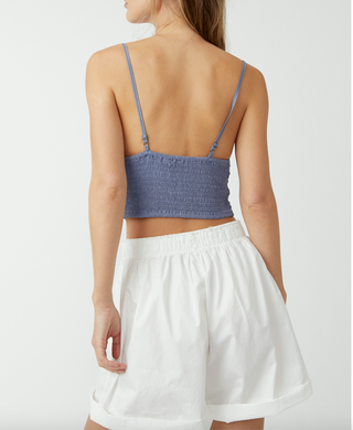 Amina Bralette Blue Granite