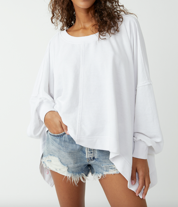 Daisy Sweatshirt Optic White