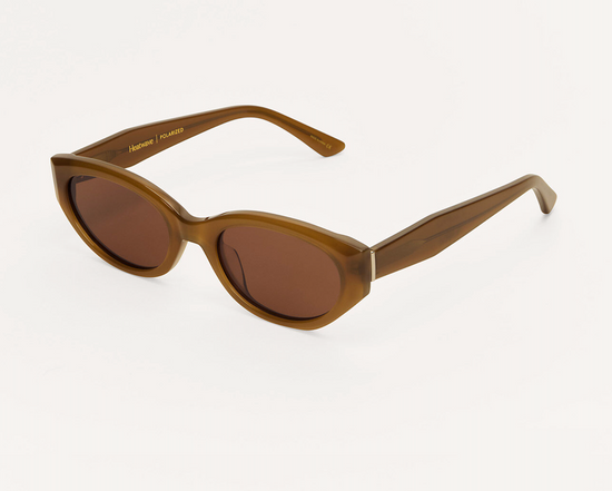 Heat Wave Polarized Sunglasses / Taupe Brown