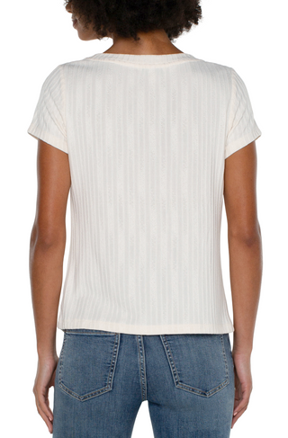 Cap Sleeve Boat Neck Baby Tee