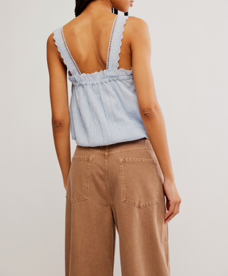 Because of You Tank Chambray