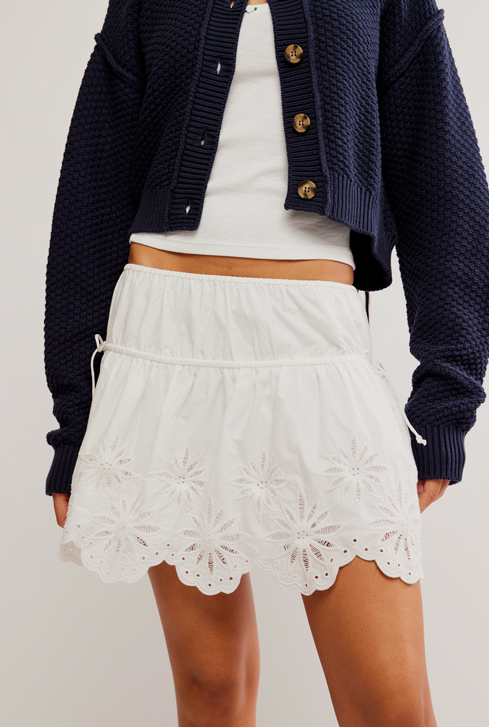 Wildest Dream Mini Skirt Optic White