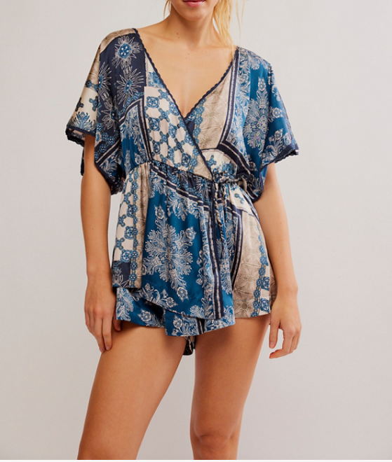 Oasis Romper Indigo Combo