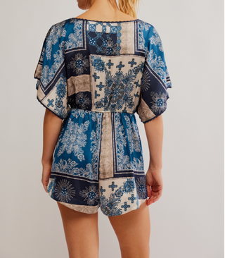 Oasis Romper Indigo Combo