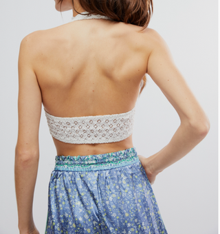 Adella Halter Bra Ivory