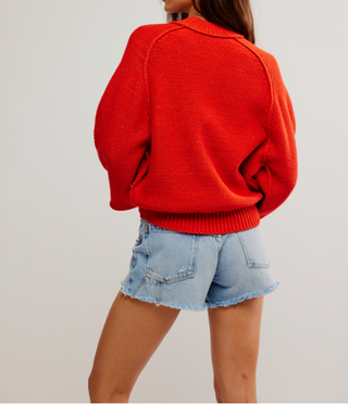 Riley Pullover Fiery Red
