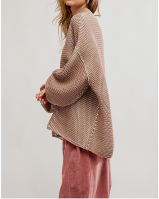 Maisie Sweater Stucco Combo