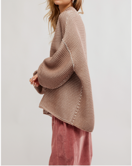 Maisie Sweater Stucco Combo