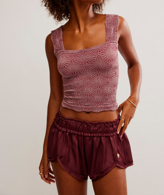 Love Letter Cami Red Plum