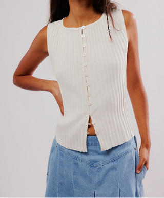 Tilly Vest / Ivory