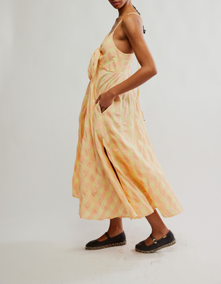 Via Midi Dress / Creamsicle Combo Eve