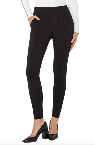 Nikki Pull On Trouser Legging  / Black