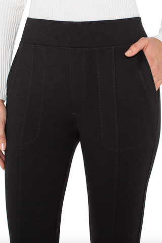 Nikki Pull On Trouser Legging  / Black