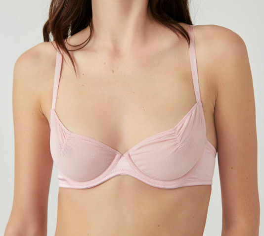 Load image into Gallery viewer, Heart Throb Underwire Silver Pink
