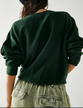 Luna Pullover Forest Pine Heather