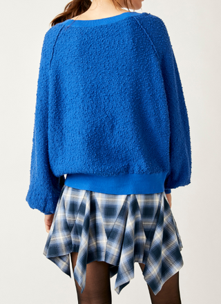 Found My Friend Pullover Deja Blue