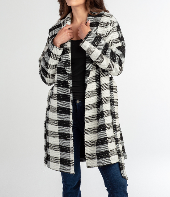 Load image into Gallery viewer, Plaid Coat
