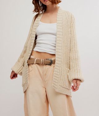 Blossom Cardi Ivory Pastel