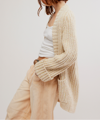 Blossom Cardi Ivory Pastel