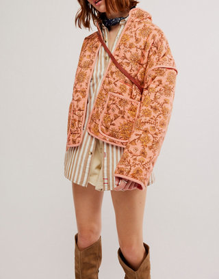 Chloe Jacket Peach Combo