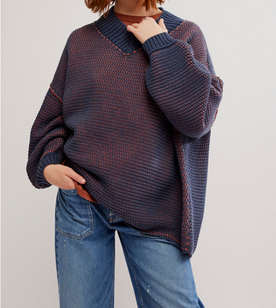 Maisie Sweater Midnight Cedar Combo